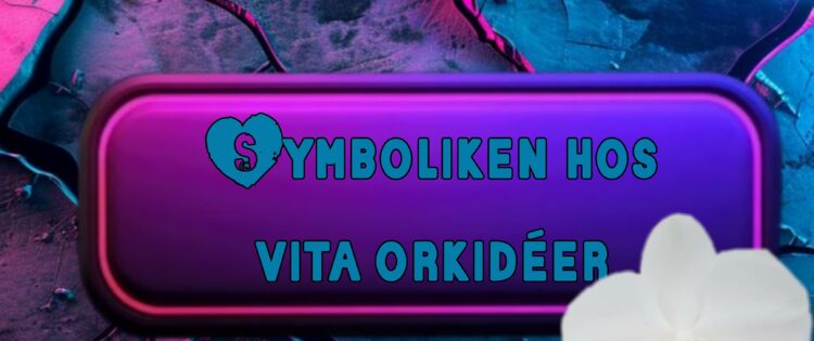 Symboliken hos vita orkidéer